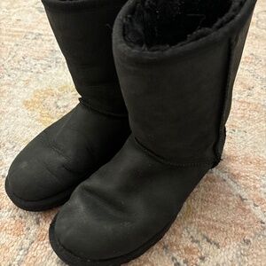 Ugg Leather Short Boots